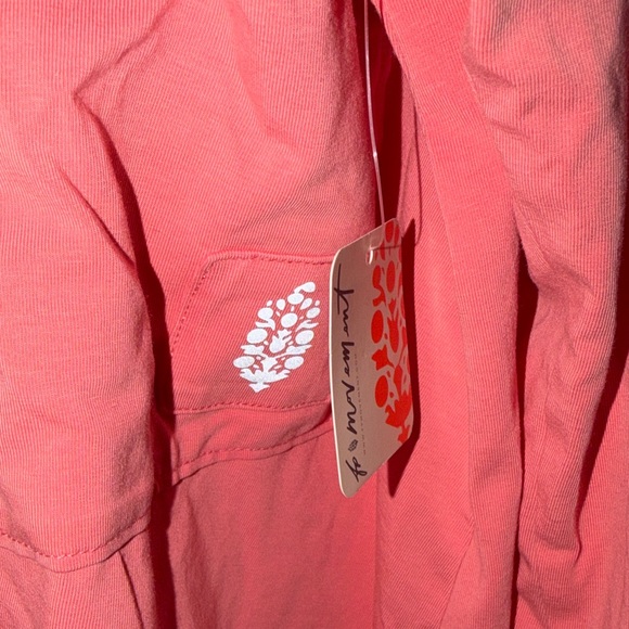 NWT FP Movement by Free People Hot Shot Oversized Hoodie in Hibiscus - Picture 4 of 9